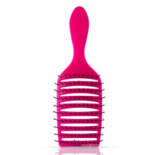 Pink Curved Vent Tangle Hair Brush for Thick Hair